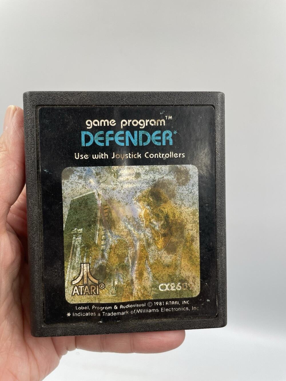 Defender Picture Label Variant (Atari 2600, 1982) CX2609 Used Authentic Tested